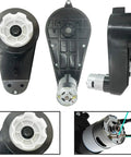 Two Pack 12V RS550 High Speed Gearbox Motors For Ride On Toys Upgraded Replacement Parts Dual 12V Motors with Black Couplers
