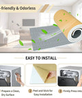 Badass PEF Foam Insulation Roll With Thick Aluminum Coating Peel And Stick Backing 13 By 78 Inch, shown in eco-friendly setting.