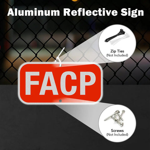 Reflective Aluminum Fire Alarm Control Panel Sign 12 By 6 Inches 2 Pack Built Tough Weatherproof UV Protected