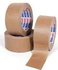 Heavy Duty Kraft Paper Packing Tape For Moving And Shipping, Eco Friendly Biodegradable, Writable Uncoated Brown Tape, 2 Inch By 43 Yards, 3 Rolls