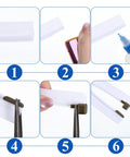 Metal Zipper Repair Kit Set With Insertion Pins And Stopper Hardware For Jacket And Coat Sewing 200 Piece Replacement Steps