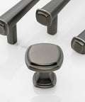 96mm Antique Silver Cabinet Pulls 3 3/4 Inch Pewter Dresser Drawer Handles Set of 10 for Modern Minimalist Kitchens and Cabinets