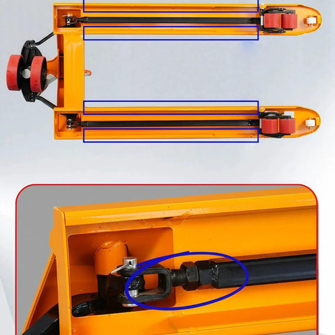 Heavy Duty Manual Hydraulic Pallet Jack With Dual Wheel Linkage For Warehouse Material Handling That Moves Heavy Pallets Without Breaking A Sweat And Keeps Your Crew Working Smooth All Shift