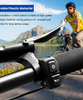 Universal Motorcycle Handlebar Control Switch With Integrated Headlight And Horn Toggle For A Plug And Play Install with durable plastic material.