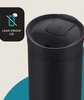 16 Oz Licorice Vacuum Insulated Stainless Travel Mug With Leak Proof Lid keeps drinks hot up to 6 hours or cold up to 12
