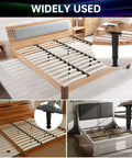 Game Changer Adjustable Center Support Legs For Bed Frames And Furniture Risers, Rock Solid Four Pack levels bed frames, adjustable legs.