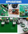 Applications of 80 Pack PCB Proto Board Kit SMD To DIP Converter Adapter For TQFP SOP SSOP TSSOP ICs in prototyping and DIY electronics