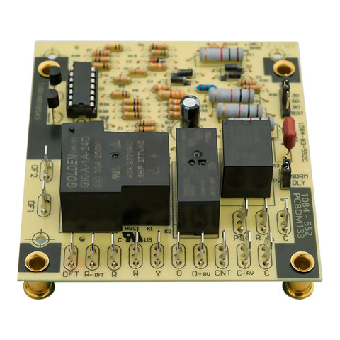 Defrost Control Board PCBDM133S Replacement For Heat Pumps And Furnaces, Plug And Play, showing electronic components