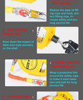 Self Retracting Lifeline For Construction On The Job Site Heavy Duty Fall Protection Yoyo Harness details and features