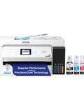 EcoTank Wireless Color All In One Printer With Scanner And Copier, Fax, Ethernet, Supertank System, white, 13 by 19 inches