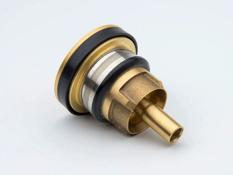 M-Power Sensor Flush Valve For Commercial Restrooms One And A Half Inch Water Closet Retrofit Chrome Model 8310SR35 With AccuSet Piston Tech Self Cleaning Filter Battery Powered Electronic Flush Valve Built Tough No Fuss, brass and chrome valve part