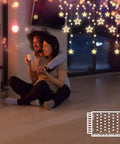Cozy couple under star lights illustrating the use of Beefy 12V 10A 120W DC Switching Power Supply Adapter 110V AC To DC Converter.