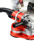 Heavy Duty Brushless Angle Grinder With Variable Speed And Secure Spindle Lock For Rough Wall Planing A Portable Handheld Power Tool designed for smoothing surfaces.