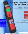 Live Fiber Optic Identifier With OPM And 5-In-1 Function for RJ45 network testing displaying signal frequency options.