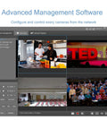 Advanced management software interface for Pro Grade NDI Camera With 20X Optical Zoom And PTZ, 1080P 60FPS, 3G-SDI HDMI USB Web Output.