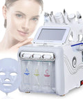 7 In 1 Facial Care Machine With Mask For At Home Spa Use Dope Multifunctional Skin Rejuvenation Device shown with mask