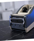 Tape Dispenser Spare Parts Guide Plate Metal Baffle For Auto Tape Machine, Easy Install, Prevents Jamming, Ideal For Packaging And Shipping Tasks, Safety Guard For Busy Workflows on blue dispenser