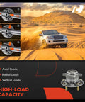 Rear Wheel Bearing And Hub Assembly Two Pack For Honda Civic 2013 2014 2015 FWD 5 Lug Compatible Replacement with High Load Capacity