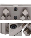 Four Leaf Clover Punch Die Disc Set With Six Steel Hole Punches for Jewelry Making, DIY Metal Crafting, Precision Cutouts