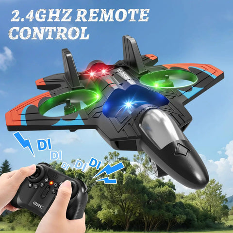 Foam RC Plane Drone With Four Batteries Delivers Up To 80 Minutes Of Flight Time For Kids And Adults 8 To 16 with remote control