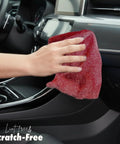 Heavy Duty Cotton Shop Towels Red Pack Of 150 Absorbent Cleaning Rags For Auto Garage And Home used in car interior cleaning