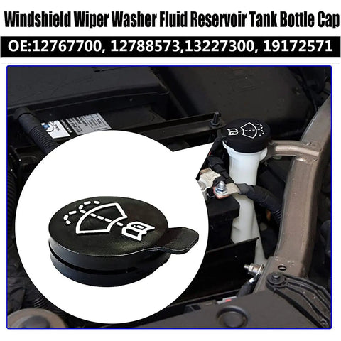 No Brainer Direct Replacement Windshield Wiper Washer Fluid Reservoir Cap Cover For Chevrolet, Buick, Cadillac, GMC OE 13227300