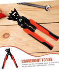 Badass Heavy Duty Wire Stripper And Crimper Pliers With Slick Bending Jaw Pro Grade Electrician Gear on wooden surface.