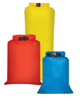 Ultimate Dope Dry Sack 3 Pack Waterproof Gear For Backpacking And Kayaking, 2L 4L 8L colorful sacks, roll-top closure