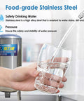 Built Like A Tank 79 Gallon Stainless Steel Pressure Tank For Yard And Garden Water Storage And Pump Systems Automatic Pressure Control seamless food grade design used for pouring clean water.