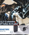 Heavy Duty Turbo Actuator For 6 7L Diesel Dodge Ram 2500 3500 4500 5500 2013 Through 2018 Holset HE300VG HE351VE installed