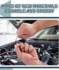 Hands using Heavy Duty Self-Locking Nylon Cable Tie Buckle Kit with 50 LB Tensile Strength in car engine area