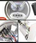 Straight Up Replacement Heavy Duty Electric Fuel Pump Assembly Drop In Fit For Ford Ranger 1985 To 1988 close-up view of pump connections and components.