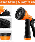 Heavy Duty Garden Hose Nozzle Sprayer 2 Pack With 10 Watering Patterns Built Tough Durable Hose Attachment With Adjustable Settings