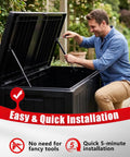 Man installing Heavy Duty Steel 13mm Ball Stud Mounting Bracket Kit For Gas Shock Spring Strut Lift Support in toolbox.