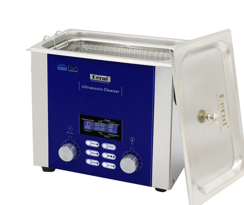 3 Liter Ultrasonic Jewelry Cleaner With Degas Sweep And Power Adjustment For Circuit Boards Rings Eyeglasses Dentures Coins