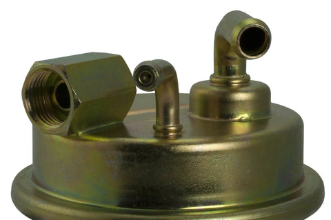 Close-up of Mechanical Fuel Pump System Replacement For Classic GM Vehicles Fits Buick Skylark Camaro Blazer C10 C20 C30 Suburban