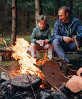 Outdoor camping using Large Wood Fire Bellows With Hanging Strap Cast Nozzle For Outdoor Camping And BBQ Grill Chimney Hand Pump Fireplace Tool Accessories Premium Leather Heat Resistant Durable Solid Wood Construction.