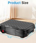 Vibration Plate For Full Body Fat Burning And Lymphatic Drainage With A 200W Motor 12mm Amplitude Adjustable Speeds 450 Lb Capacity