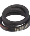 Three Pack B-40 Classic Wrapped V-Belt For Industrial Machines, 43 Inch Outside Circumference, Durable Rubber Drive Belt, Black