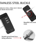 Stainless steel buckle for Heavy Duty Refrigerator And Cabinet Locks No Drill Adhesive Child Safety Latches with scratch-resistant adhesive.