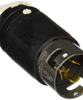 Heavy-Duty 50 Amp 250 Volt Locking 3-Pole 4-Wire Electrical Plug Connector Industrial NEMA Style OEM Replacement Part Durable Nylon