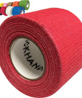 Pro Grade Red Drumstick Grip Tape Delivers Slick Anti Slip Stick Control Crafted From Soft Cotton Gauze Sweat Proof Percussion Gear roll.