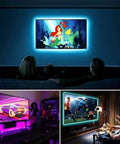 Led TV Backlight Kit Plug And Play With USB Power 6.56Ft RGB Color Changing Lights Dope Remote Control 16 Colors And 4 Lighting Modes