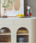 Cabinet with 15 Piece Ceramic Mushroom Cabinet Knob Set With 3 Size Mounting Screws Glossy Vintage Dresser Drawer Cupboard Pulls