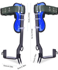 Beefed Up Tree Climbing Kit With Anti Slip Footboards And Tool Set For Rock Climbing, Tree Trimming, Rust Resistant Carbon Steel Gear