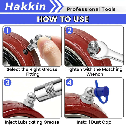 Sick Quality 304 Stainless Steel M6 M8 M10 M12 Metric Thread Zerk Grease Fittings Hydraulic Nipple 59 Pcs Kit With 45 And 90 Deg Angles Wrench Caps For Grease Gun Maintenance For Car Repairs Easy To Install On Any Vehicle Today, angle guide