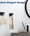 Matte Black Towel Hooks For Bathroom And Kitchen Tough As Nails Heavy Duty Stainless Steel SUS304 Wall Mount Coat And Towel Hangers