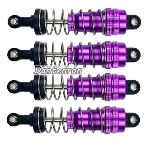 Oil Filled Metal RC Shock Absorber Upgrade Kit For 1 14 Scale WLtoys Buggy 144001 124018 124019 Suspension Replacement Parts Four Piece Set