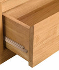 4 Pack Wooden Drawer Slides 14 Inch Bottom Mount Tracks Replacement Runners For Cabinet Fix with solid wood drawer and metal glides.