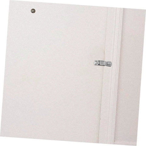 Sosoport stainless steel marine trailer latch, edge-mounted on white door